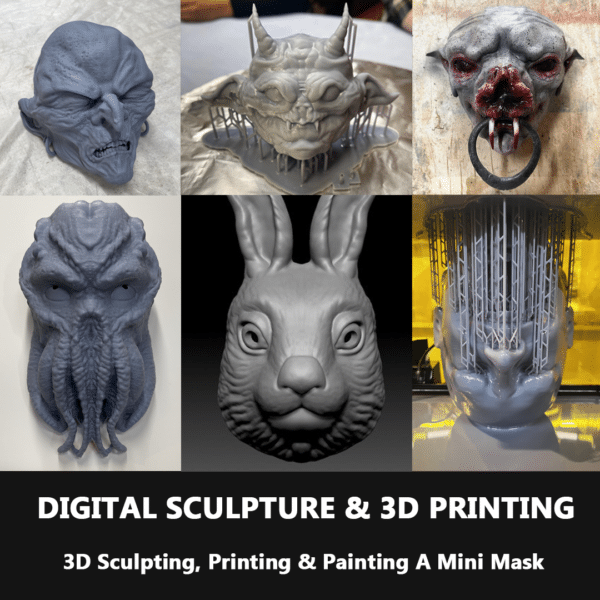 3D Sculpting, Printing & Painting A Mask